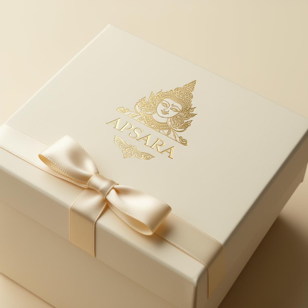APSARA luxury packaging close-up